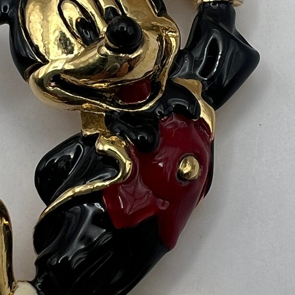Vintage Disney Napier Mickey Mouse Top Hat Brooch - Picture 3 of 10